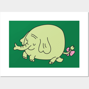 Cute Elephant Posters and Art